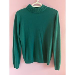 Turquoise knit sweater